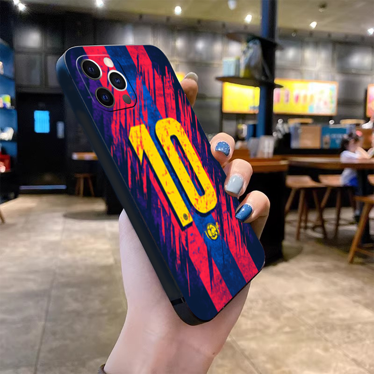 Customized Messi Football Superstar Phone Case for iPhone 15/Pro Max/XR/XS