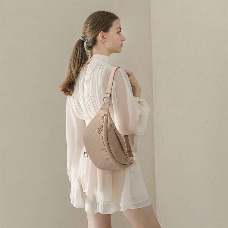 Lacel Urwebin New bags 2024 New Fashion Embossed Chest for Men and Women, Large Capacity Outdoor Sports Shoulder Bag