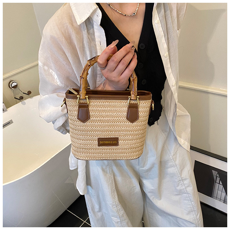 Designer Bag Luxury Bag Boho Handwoven Straw Female Summer New Crossbody Shoulder Bag Seaside Holiday Beach