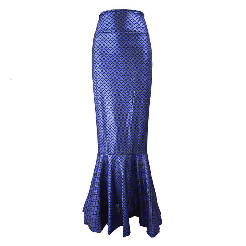 European and American Hot-Selling Sexy Mermaid High-Waisted Fishtail Midi Dress 2025 Elegant Versatile New Trendy Fashion Ins