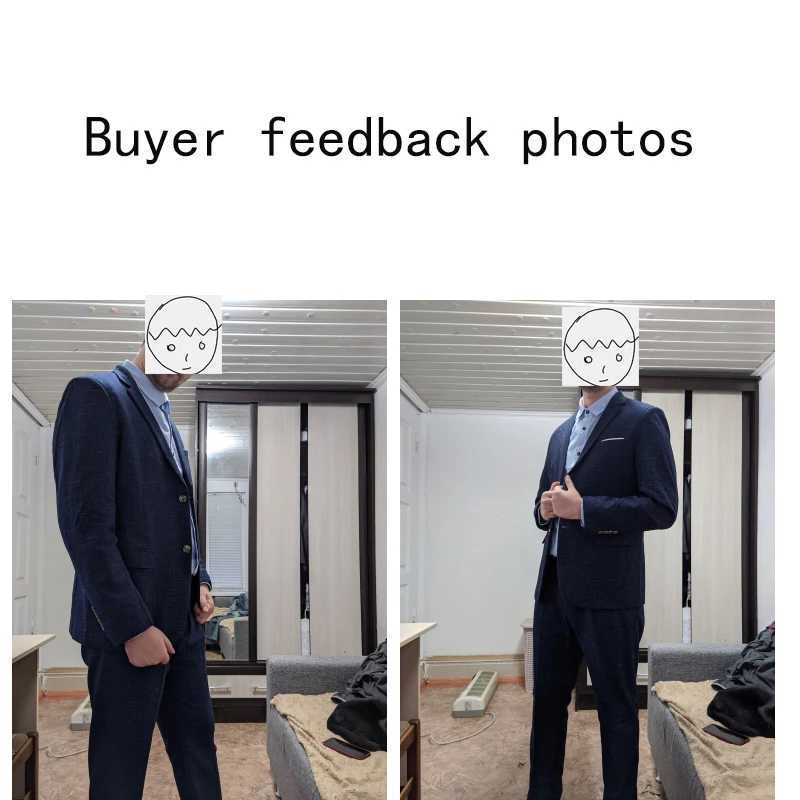 2-Piece Set Jacket + Pants / Fashion Boutique Plaid Formal Business Mens Slim Suit Groom Wedding Dress Blazer and Pants X250704