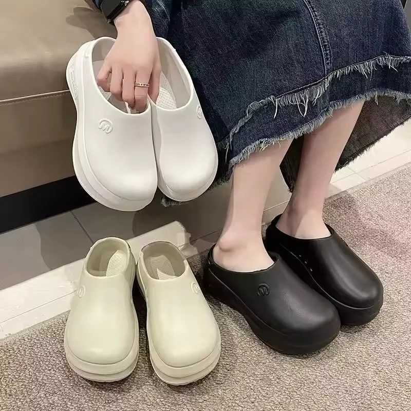 Slippers Women Summer Sandals Non Slip Big Head Shoes Woman Bedroom Fashion Ultralight Outdoor Couples High Quality EVA Design W250704
