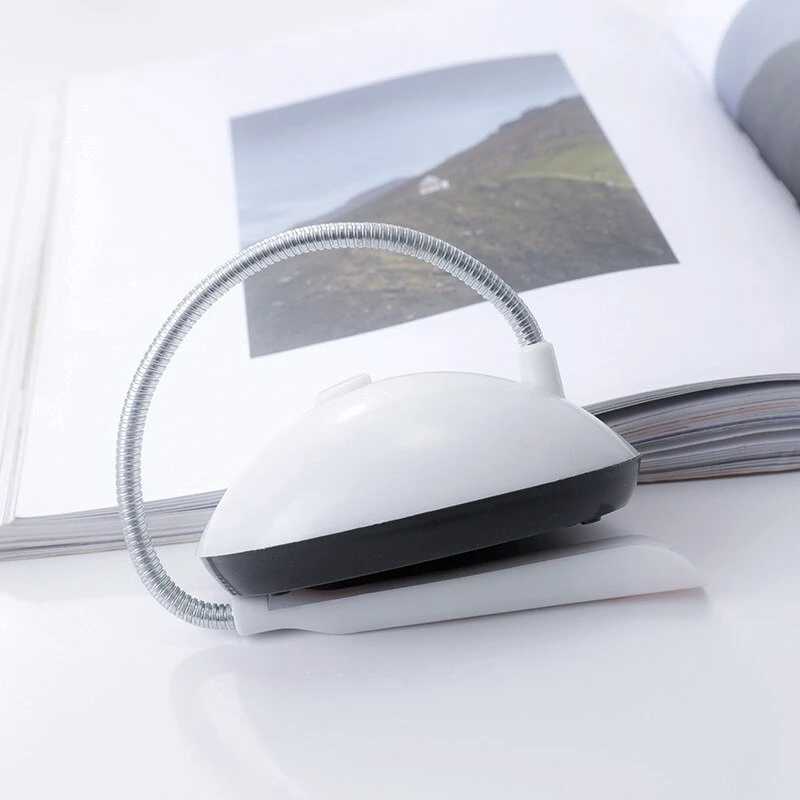 1Pc LED Folding Table Lamp Reading Light AAA Battery Powered Eye Protection Night Lamp for Bedroom Bedside Study Lighting Desk LightXJ250703