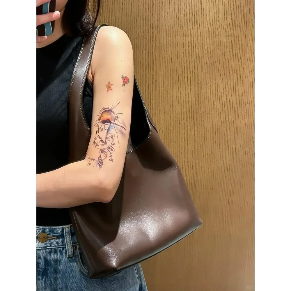 MINKARS Shoulder Bag Hobo Bags Slouchy Tote for Women Vegan Leather Work ner Handbag Trendy Slouch Purse 250628