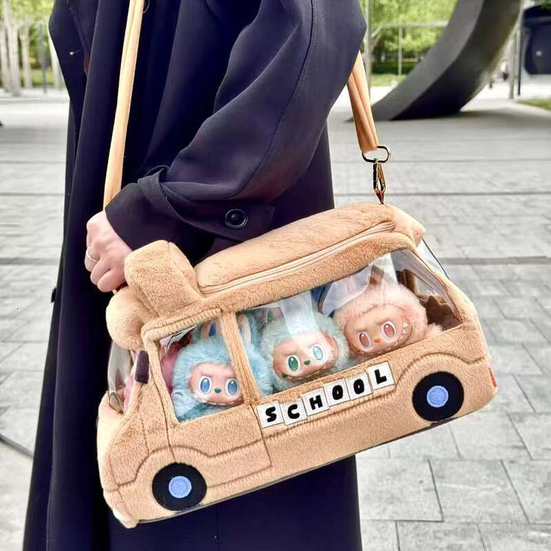 Designer bags Winter La bu bu bag Plush School Bus Commuter handbag Socialite Single Shoulder Crossbody Large Capacity Tote Bag