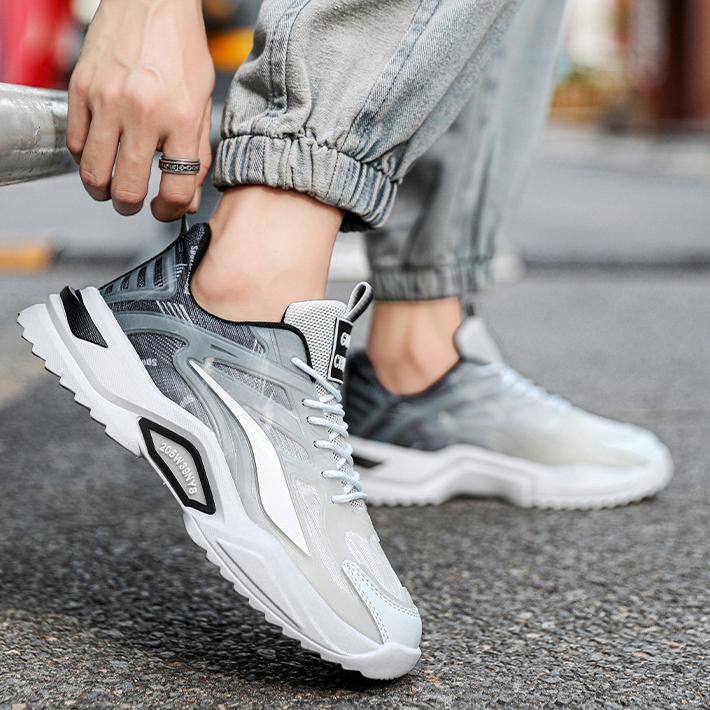 designer Versatile fashionable thick soled dad running sports trendy and breathable men casual shoes