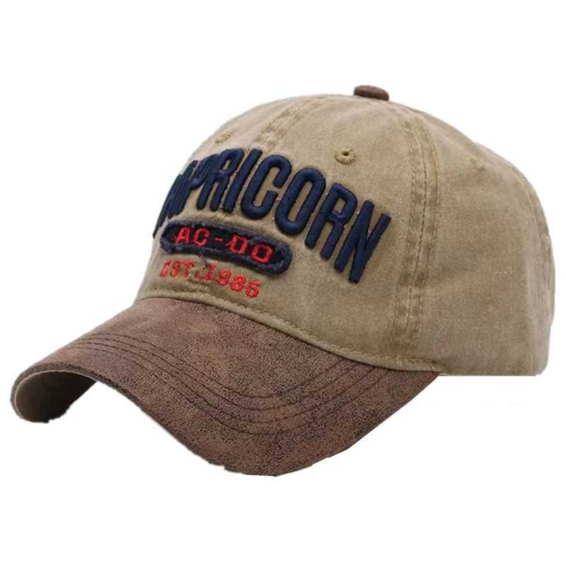 New Unisex Cap Washed Cotton AC-DC letter Embroidery Baseball Cap Outdoor Casual Classics Hats For Wen Men Cap X250704