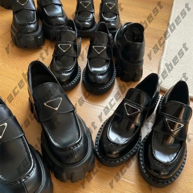 Designer shoes Monolith loafers platfrom shoe women loafers party wedding shoe black sneakers size 36-42a