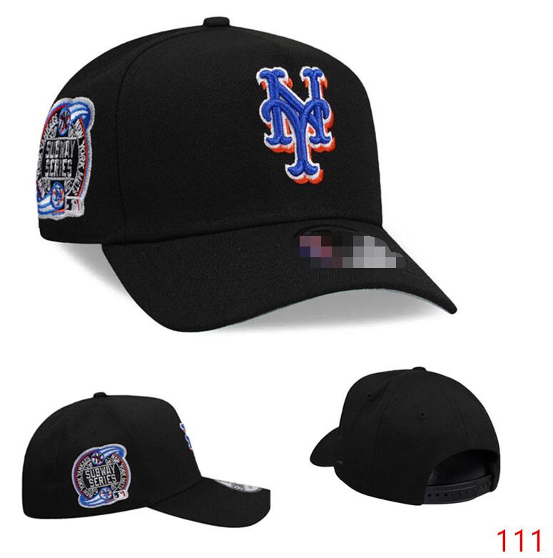 2025 Men's Classic cap Mets Flat Peak World series Snapack Strapback Heart Full Size Closed Caps Fashion Hip Hop Women Baseball Sports All Team Fitted Hats a9