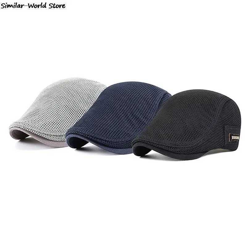 Mens Mesh Baseball Cap Breathable Summer Caps Dad Hat Outdoor Fishing Hats Trucker Cap X250704