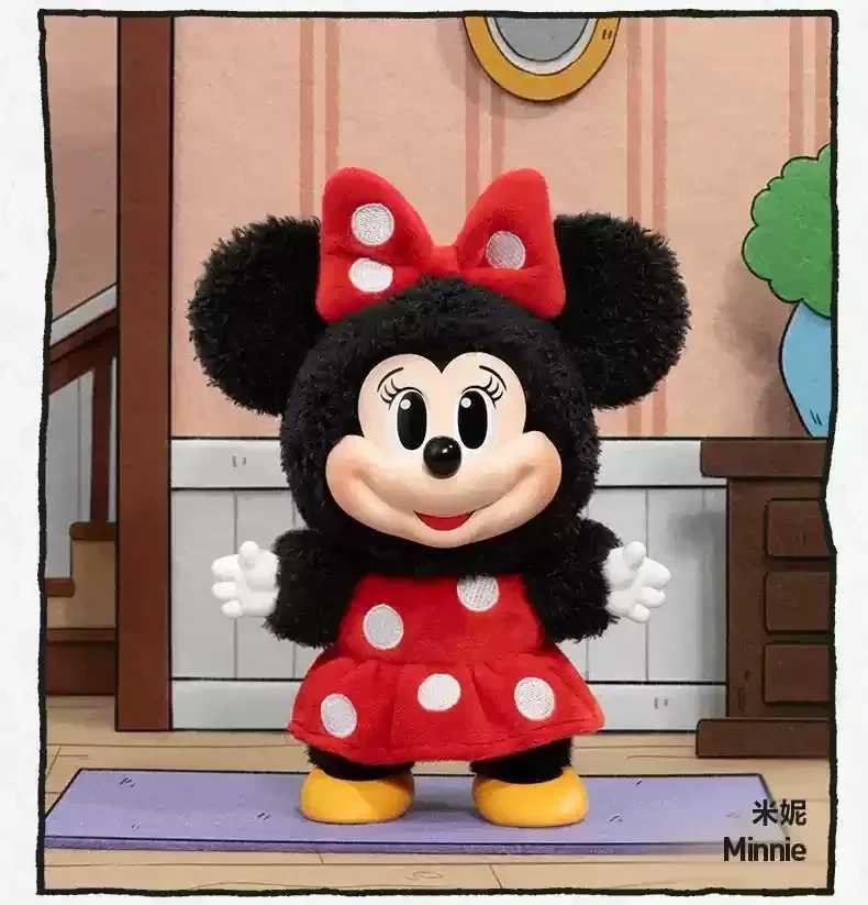 Disney Original Mickey Family Cute Together Keychain Series Blind Box Vinyl Doll Anime Figure Decoration Collection Kid Gift Z250703