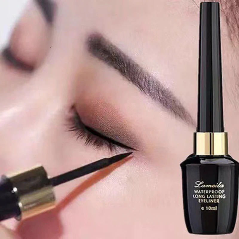 Long-lasting hard-tipped gel eye ultra-fine waterproof black liquid eyeliner pen 250704
