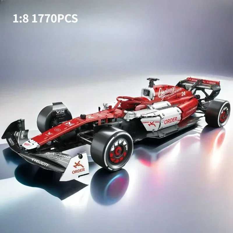 Kbox 1 8 Large-Scale F1 Racing Car Building Block Model Collectible Toy Mens Desktop Decor Festival Gift R250703