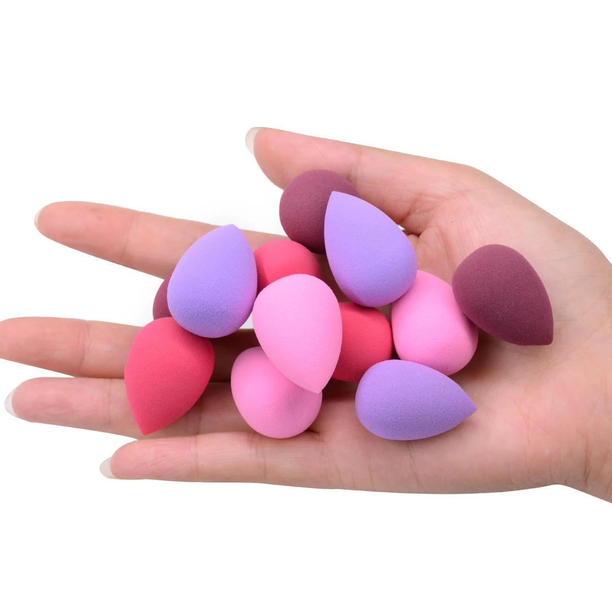 40Pcs/bag Mini Makeup Sponge Beauty Eggs With Cosmetic Bag Face Make up Tools Set In Organizer Bulk Wholesale Beauty Tools 250625