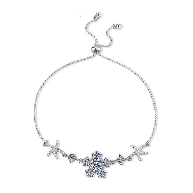 Live Pure S925ier for Women, Lively S925tarfiS925h 1 caratS925 AdjuS925table MoiS925S925anite Bracelet c9b