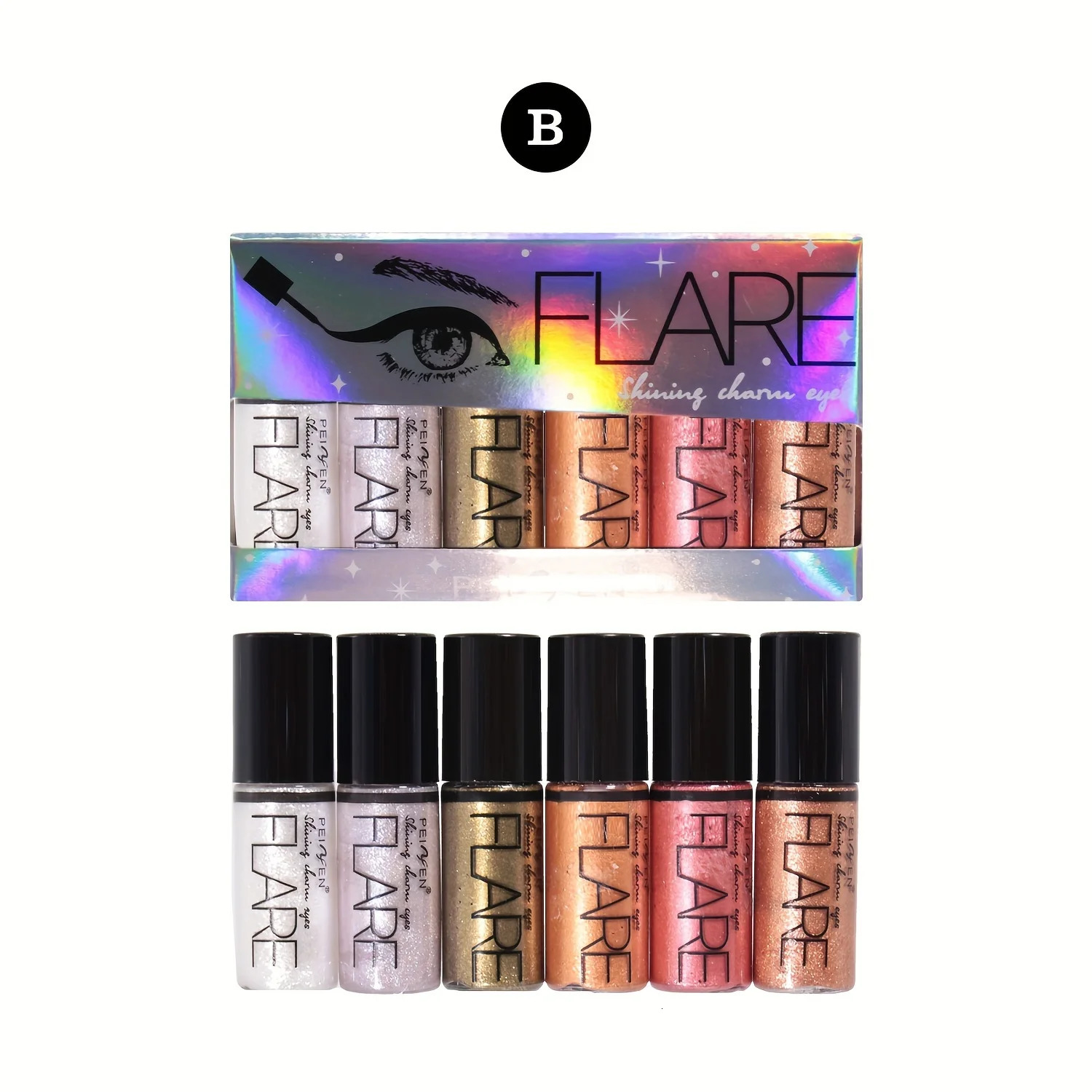 6 color glittering pearlescent liquid eye shadow brightening micro shiny pearlescent liquid eyeliner for sleeping silkworm 250704