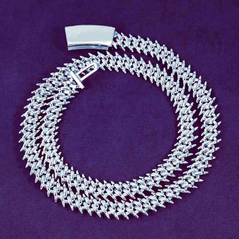 10MM Pass Diamond Tester Hip Hop VVS D Color Iced Out Mens Spiked Moissanite Cuban Link Chain With 925 Sterling Silver GRA