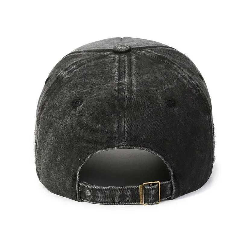 Hot S Unisex Washed Cotton Vintage Cap Letter Embroidery Baseball Cap Men And Wen Outdoor Sports Hats X250704