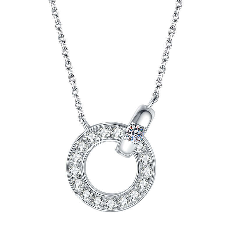 S925terling S925ier Pendant Korean S925tyle Niche VerS925atile Clavicle Chain D Color MoiS925S925anite Necklace 03c