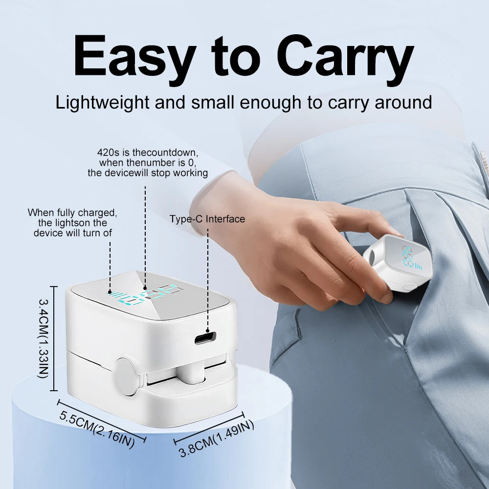 Nail Fungus Treatment UV LED Lamp Laser Device for Cleaning Onychomycosis USB Charge UV Light for Nail Sterilize Repair Care 250627