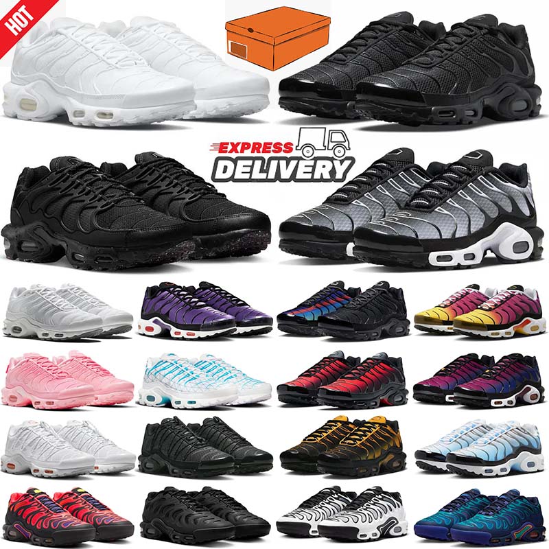 Designer tn tns tnss Running Shoes for Men Women tn3 TN Triple Black White Blue Red tn plus chaussure Womens Outdoor Shoe Mens Trainers Sneakers