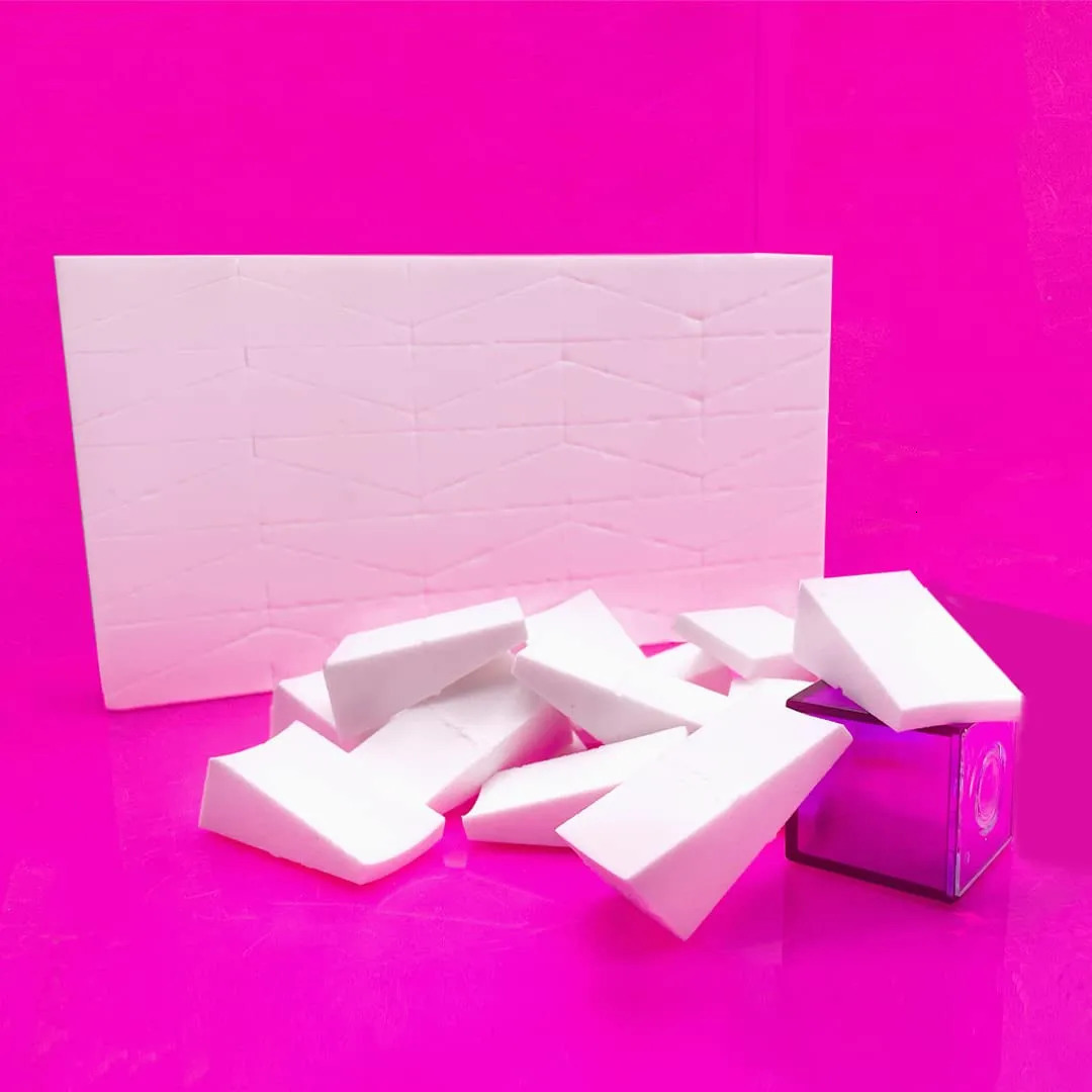 50Pcs/Set Triangle Soft Makeup Sponge Face Foundation Concealer Cream Powder Blend Smearing Puff Cosmetic Tool 250625
