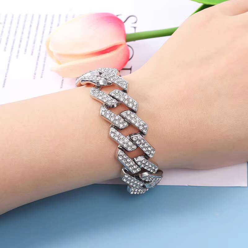 Mens Heavy Miami Cuban Link Chain Bracelet 20mm Gold Plated Hip Hop Jewelry Chain