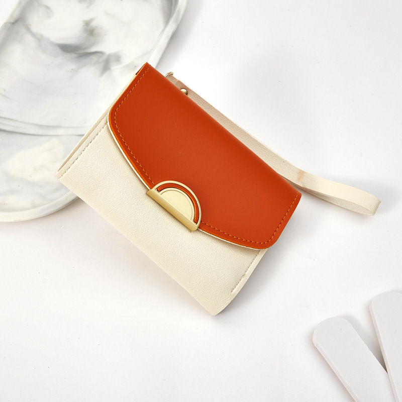 Free Shipping Designer Bag New Women's Wallet Short Korean Style Zipper Coin Card Holder High-end Access Card Holder ID Bag Customizable