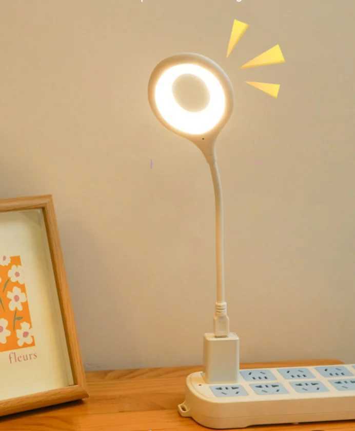 Foldable USB Desk Lamp Night Lights Lighting Plug-In Table Lamps Portable Desk Lights Eye Protection Reading Desk Night LightXJ250703