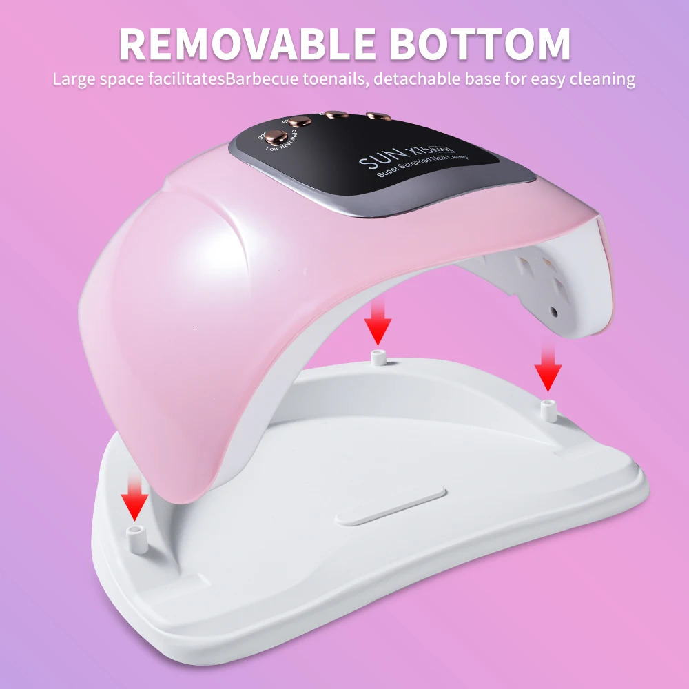 SUN X15 MAX Nail Art Lamp 66 UV LED Professional Gel Polish Dryer With 4 Timer Auto Sensors For Nail Salon Tools 250627