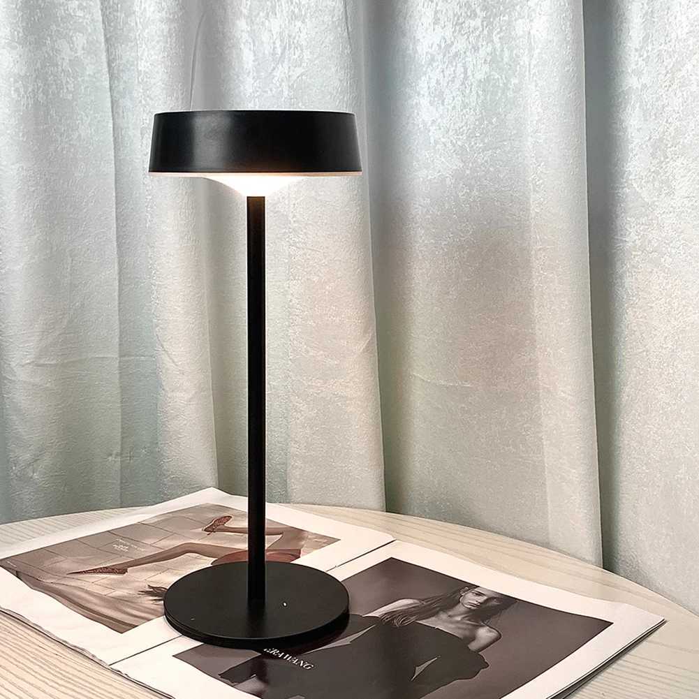 Solar Table Lamp Dimmable LED Desk Lamp Waterproof Cordless Table Lamp Rechargeable Night Lamp for Indoor Outdoor Night Lights XJ250703