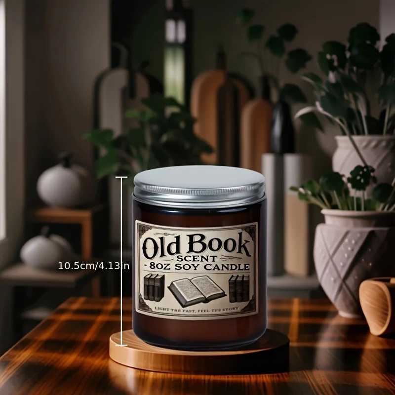 Old Book Flavored Soy Candles - Aromatherapy Candle Soy Gifts Home Scented Candles Valentines Day Gifts W250704