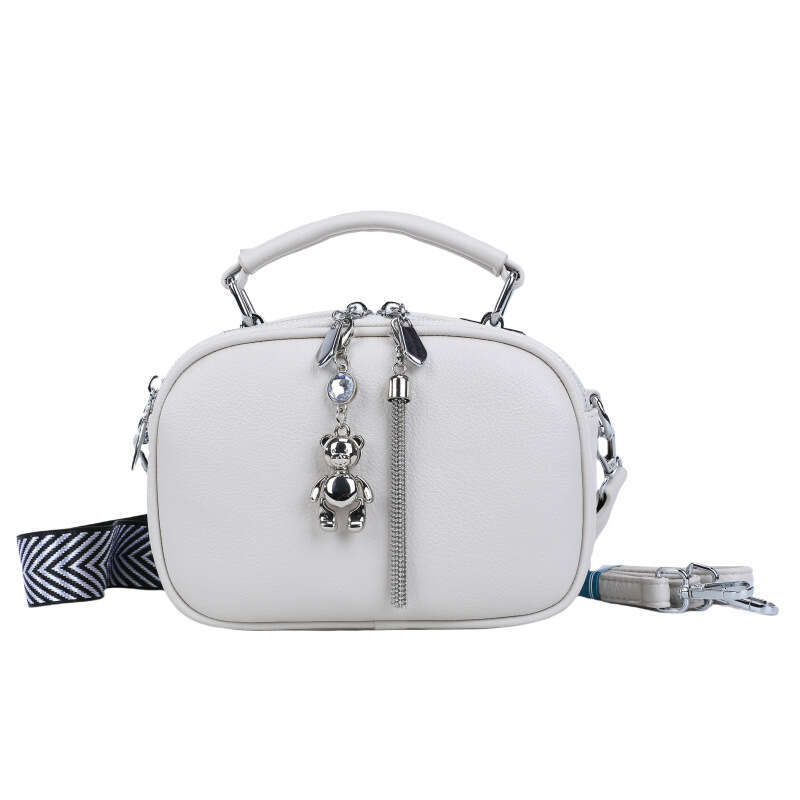 2025 New High-End Versatile Crossbody for Women Soft Leather Handbag Small Square Simple Niche Style Shoulder Bag