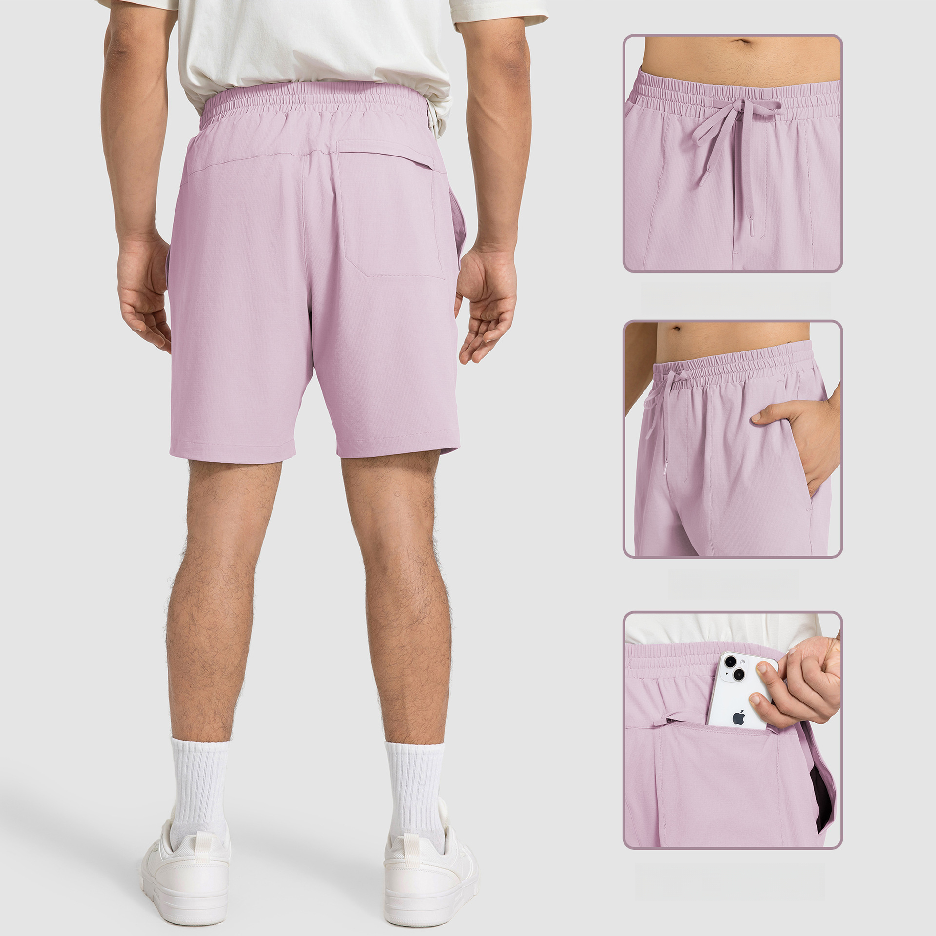 Summer loose running sports fitness shorts men's light and breathable quick-drying fashion casual pants men's clothing