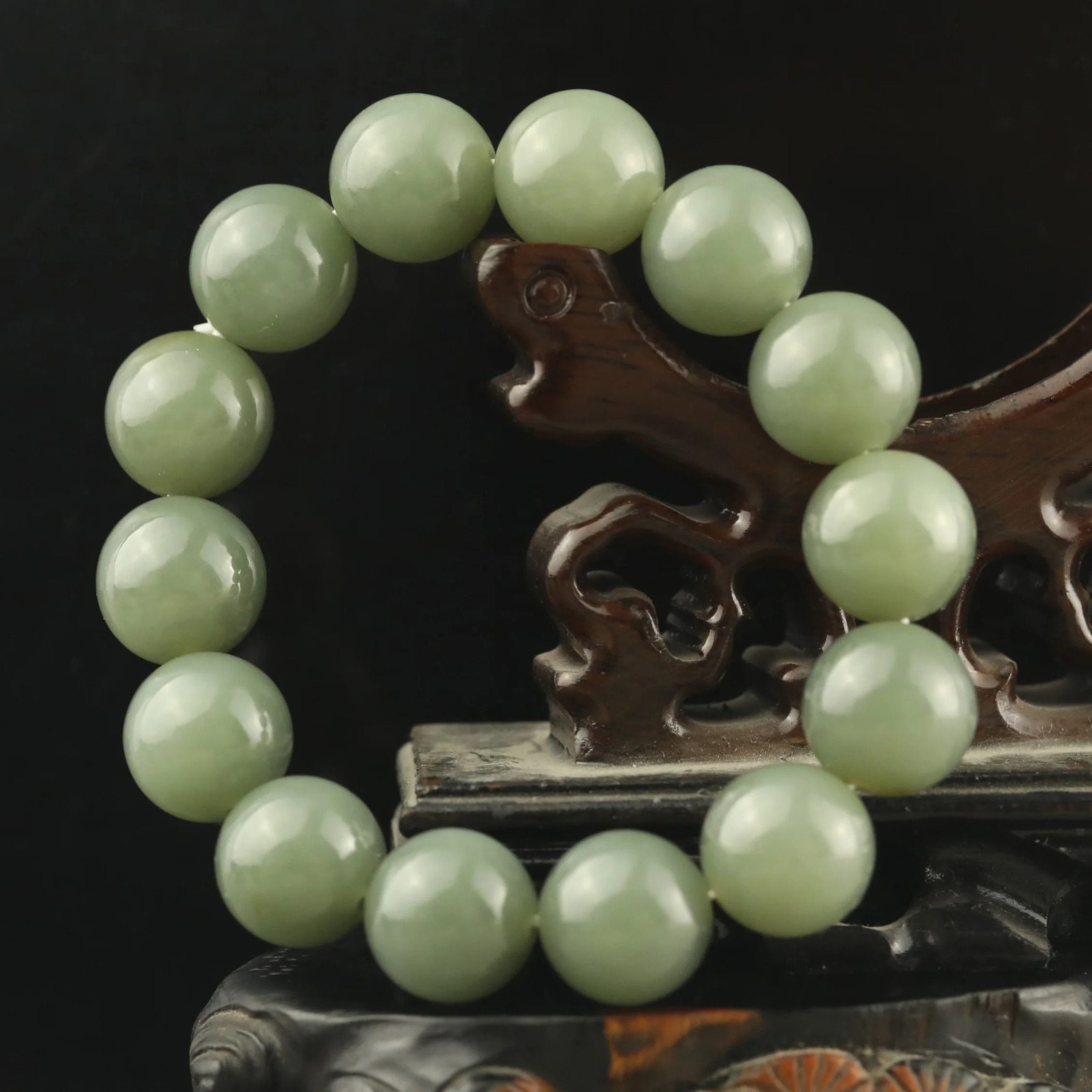 China Natural hetian Jade beads bangle bracelet d12 t #54 #17 #1 #45 250628