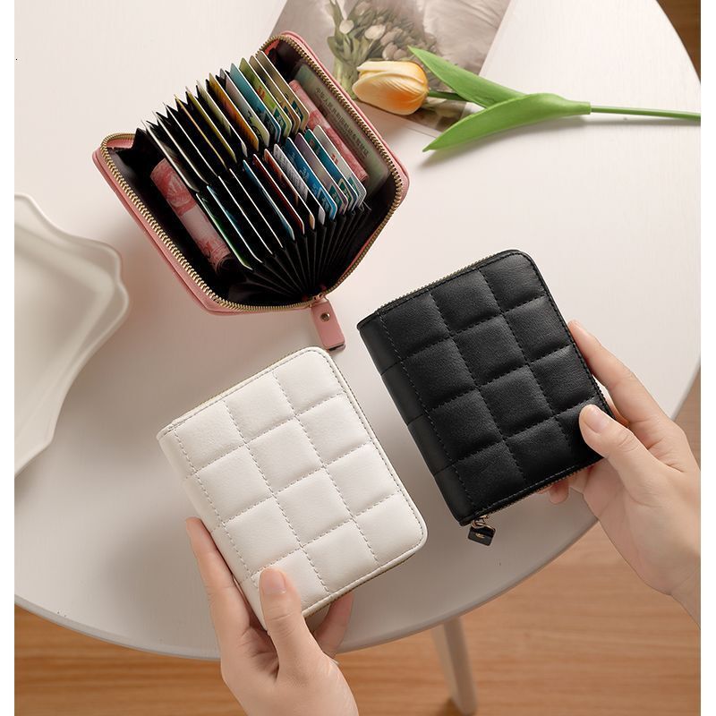 Free Shipping Designer Bag High-end Wallet INS Style Large Capacity Retro Women's Compact Exquisite Mini College Student Card Holder Wallet Leath