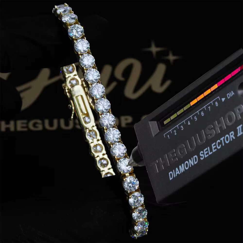 Premium Moissanite Diamond Look Jewelry: Durable S925 Silver Tennis Chains