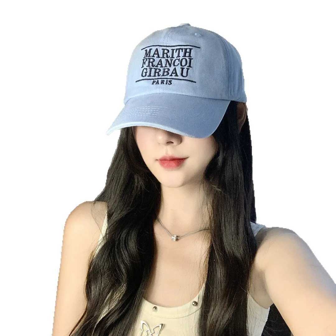 Summer Sunshade Trendy Brand Embroidered Letter Baseball Cap Wens Ins Style Versatile Soft Top Cap Unisex Face Hat X250704