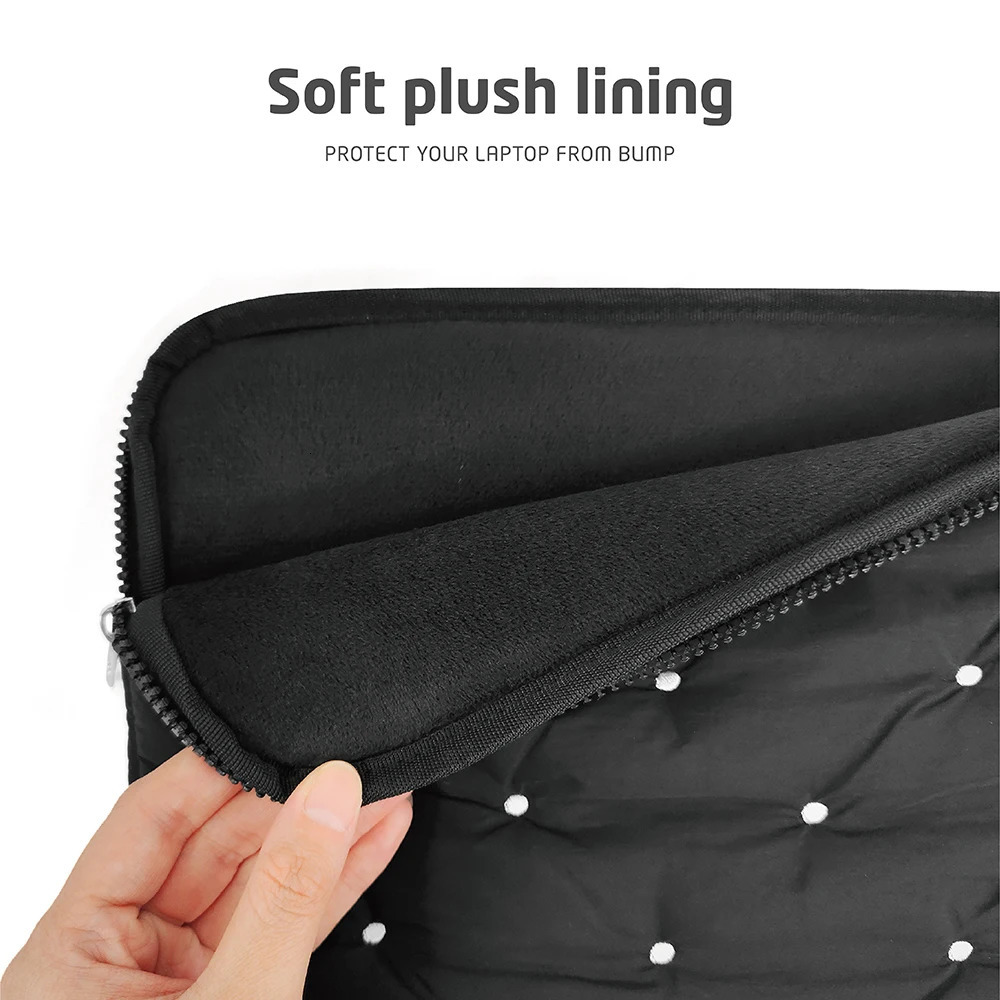 Laptop bag for macbook air 13 case 1314 Inch puffy notebook pouch 1516Inch Cute laptop sleeve 911 Tablet Sleeve girl w250703
