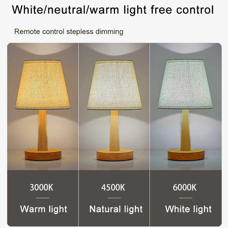 LED Table Lamp Interior Lighting Fixture For Living Bedroom Bedside Night Desktop Decoration Retro Japanese Style Desk Lights XJ250703