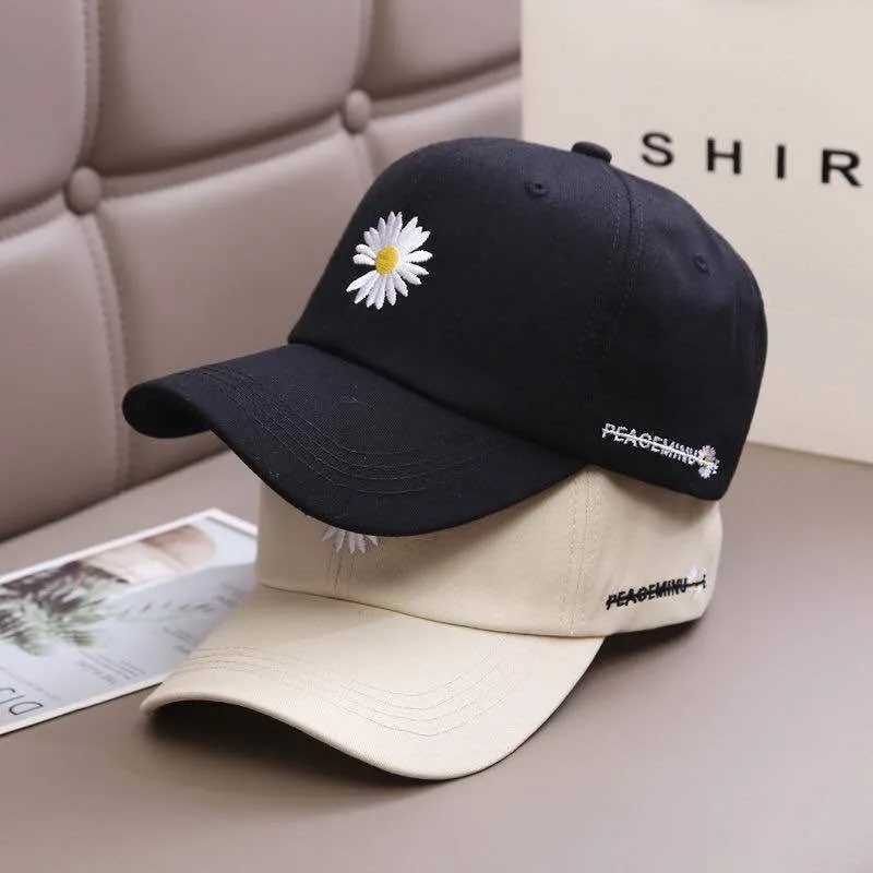 Fashion Baseball Cap for Wen Mens little Daisy Embroidery Hat Cotton Soft Top Caps Casual Snapback Hats Quan Zhilong GD same X250704