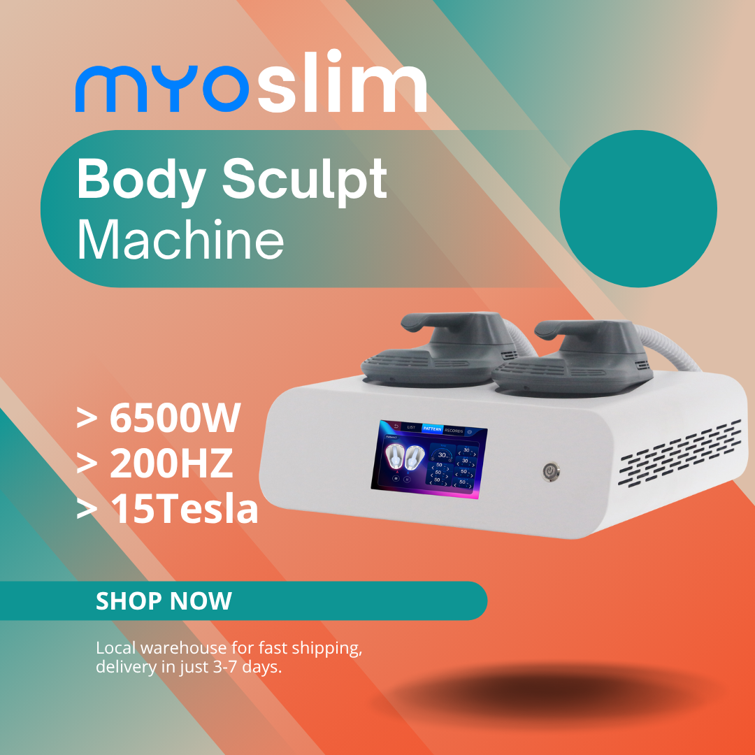 15 Tesla Body Fat Burning Slimming Machine MYOSLIM 6500W Muscle Stimulating Machine Electromagnetic Muscle Massager