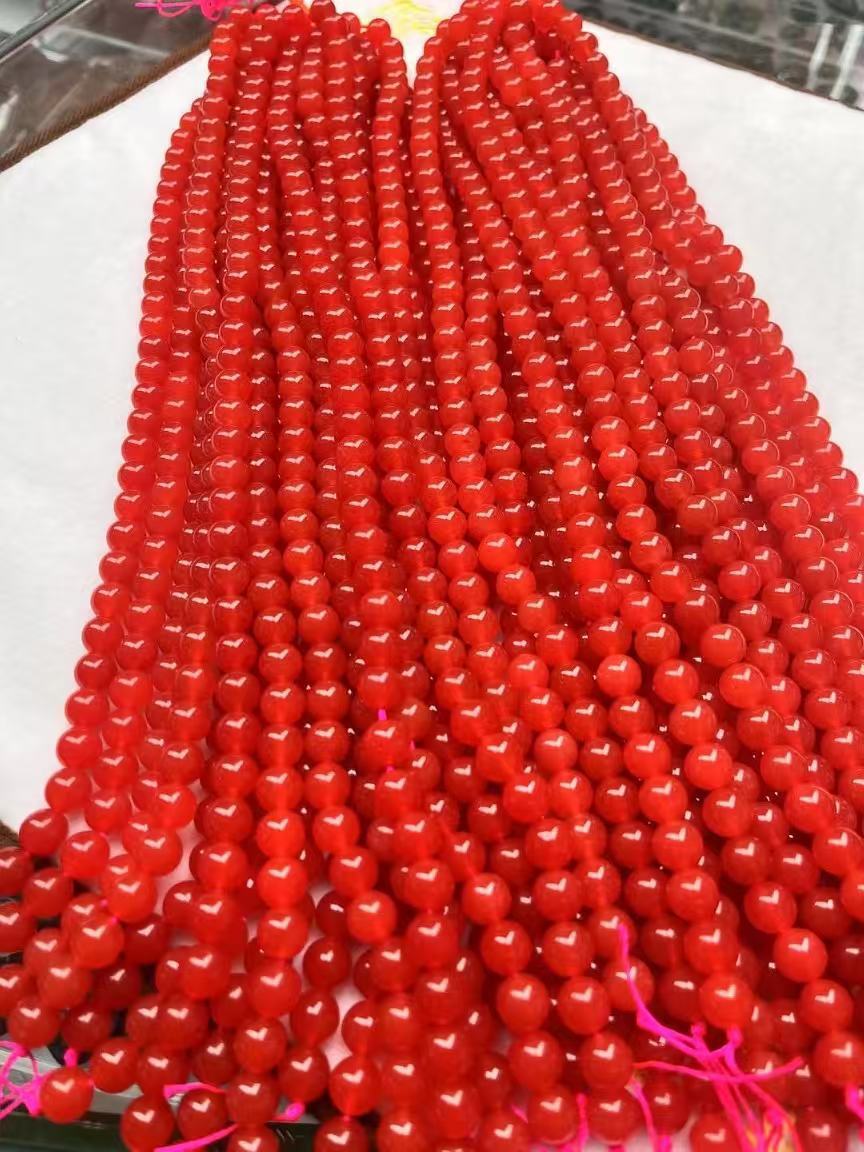 Natural Long Necklace Hetian Jade Bead Design Beautiful Classic