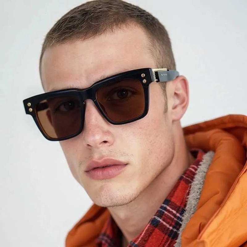CB Oversized Classic Square Sunglasses Men Luxury Brand Design Vintage Trendy Rero Sun Glasses For Male Driving Eyewear UV400