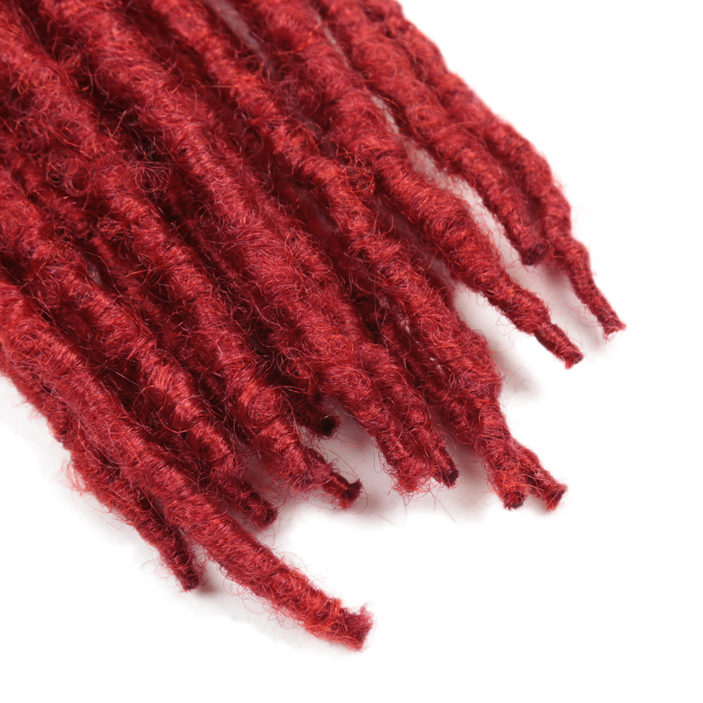 Human Hair Bulks Synthetic Dreadlocks Crochet Hair Handmade Dreadlocks Hair Extensions Pure and Ombre Reggae Braiding Hair For Afro Men and Women 2309