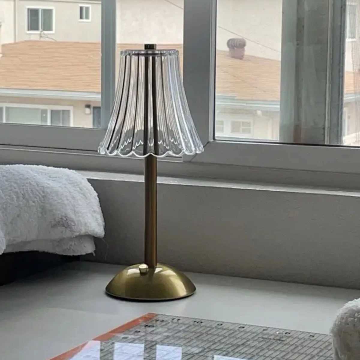 Crystal Romantic Table Lamp - Suitable for bedroom desk and dining room decoration retro touch table lamp XJ250703