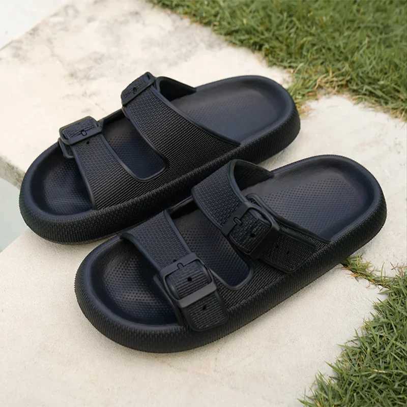 Cushion Sandals Women Men Cloud Soft Sole Slides Platform Slippers Eva Outdoor Sandals Non-slip Home Mens Slippers Flip Flops W250704