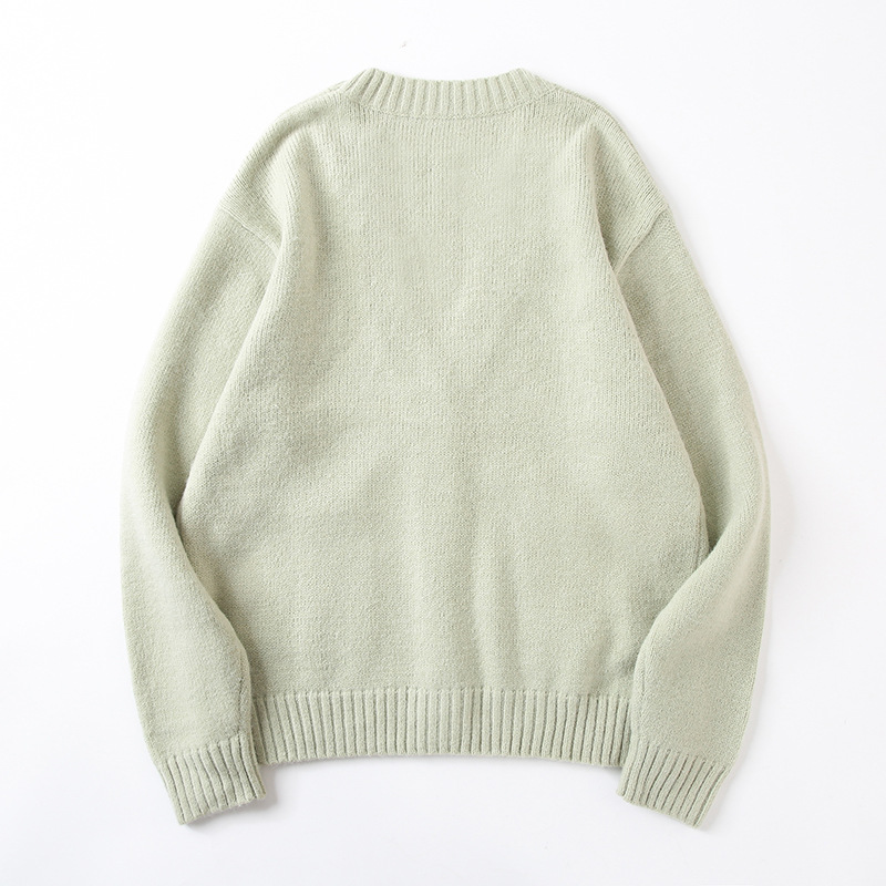 Men's Sweaters 2023 Men Solid Color V-neck Cardigan Long Sleeve Slim Single-Breasted Knitted Shirt Coat