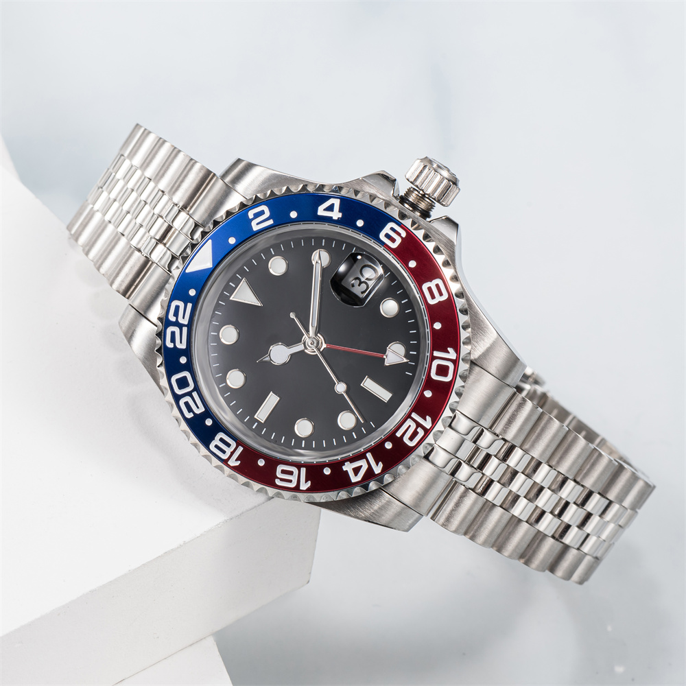 watches men high quality mens watch 40MM Sapphire Glass Stainless Steel Dial Solid Super luminous Waterproof watches designer AAA