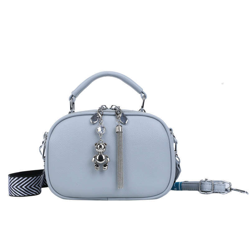 2025 New High-End Versatile Crossbody for Women Soft Leather Handbag Small Square Simple Niche Style Shoulder Bag